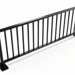 Aluminium alloy guardrail