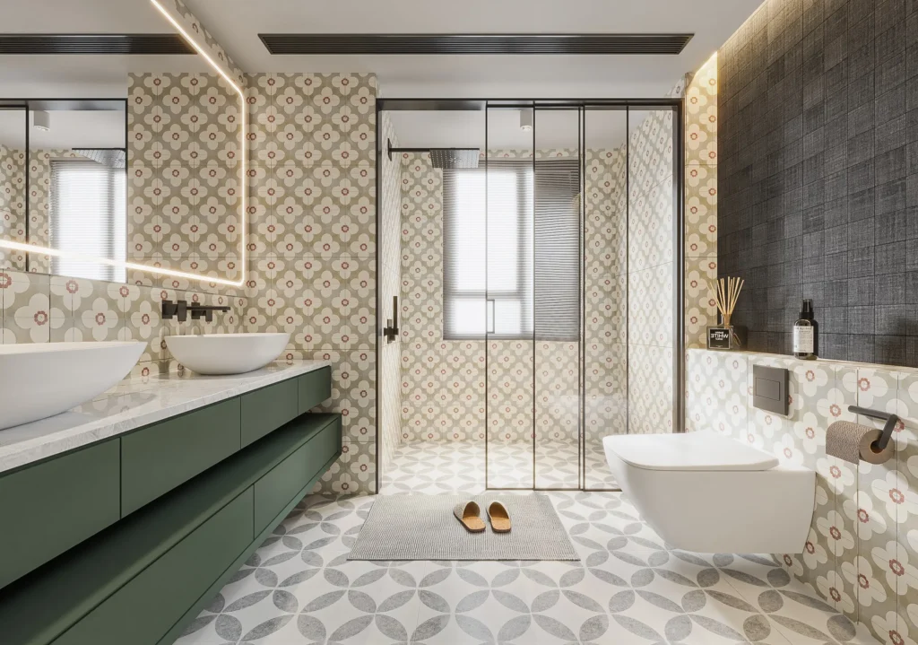 Custom aluminum bathroom vanity solution for commercial and hospitality projects