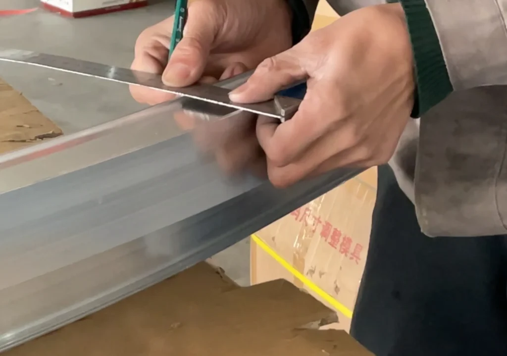 Quality inspection process ensuring consistent aluminum furniture standards