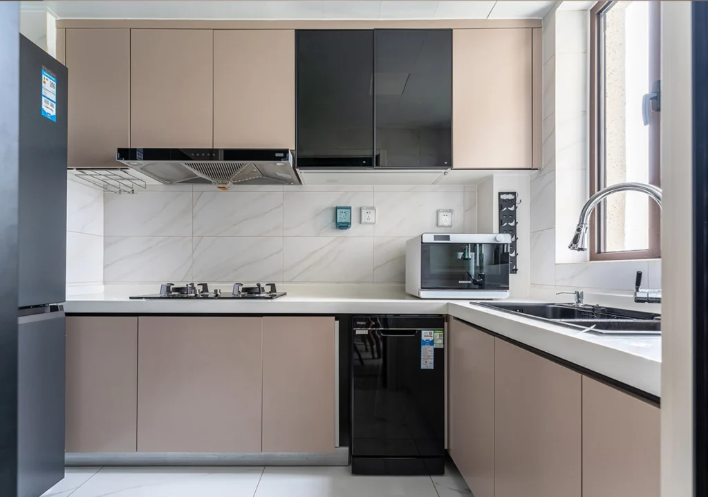 Custom aluminum kitchen cabinets for modern residential kitchens