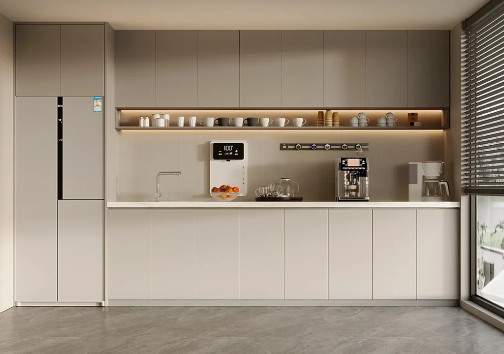Custom aluminum kitchen cabinets for residential property development projects