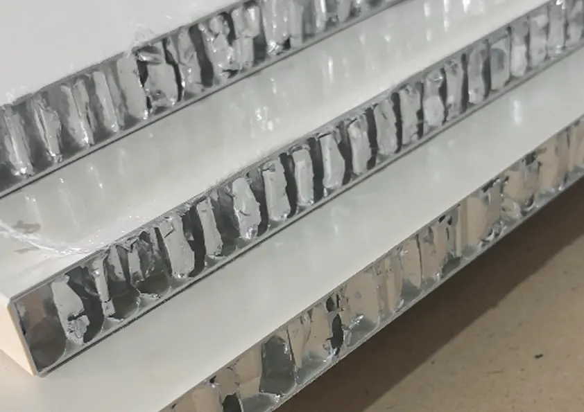 Aluminum alloy bathroom cabinet panel 'honeycomb board'